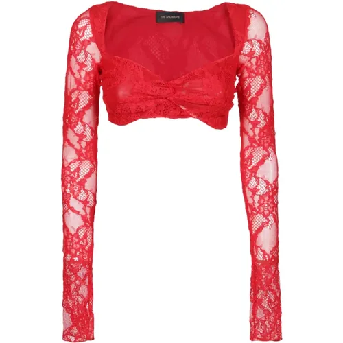 Kylie Long Sleeves TIE Front TOP , female, Sizes: M, S - Andamane - Modalova