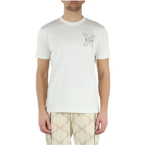 Pima Baumwolle Logo Print T-Shirt , Herren, Größe: XL - Richmond - Modalova