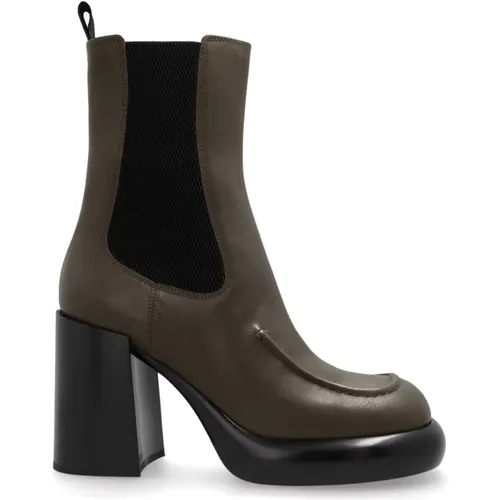 Heeled ankle boots ‘Chelsea’ , female, Sizes: 4 1/2 UK, 5 UK, 7 UK, 3 1/2 UK, 4 UK, 6 UK - Burberry - Modalova