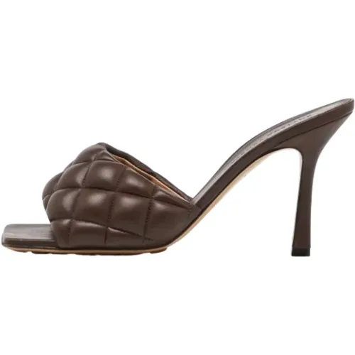 Pre-owned Leather sandals , female, Sizes: 6 UK - Bottega Veneta Vintage - Modalova