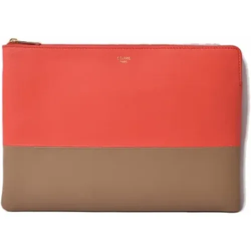 Pre-owned Leather clutches , female, Sizes: ONE SIZE - Celine Vintage - Modalova