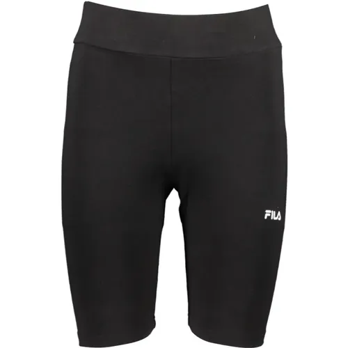 Schwarze Baumwollunterwäsche mit Stickerei , Damen, Größe: S - Fila - Modalova