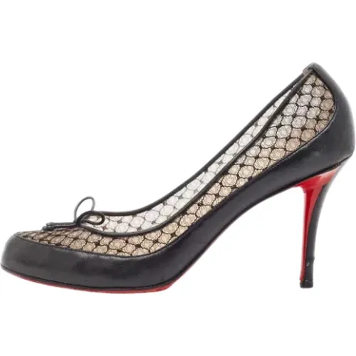 Pre-owned Lace heels , female, Sizes: 7 1/2 UK - Christian Louboutin Pre-owned - Modalova