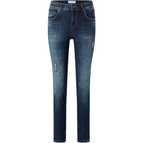 Slim Fit Zerissene Denim Jeans - Angels - Modalova