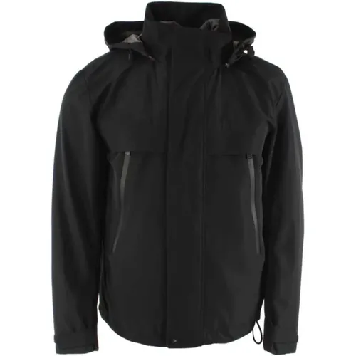 Mens Jacket with Removable Lining and Hood , male, Sizes: S - Hugo Boss - Modalova
