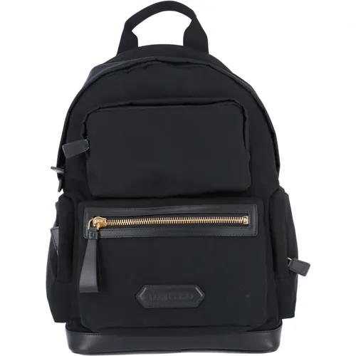 Stylish and Practical Men`s Backpack , male, Sizes: ONE SIZE - Tom Ford - Modalova
