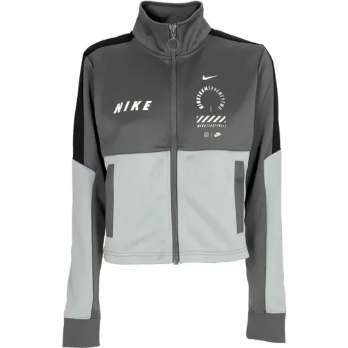 Sporty Short Suit Jacket mit Track Top , Damen, Größe: M - Nike - Modalova