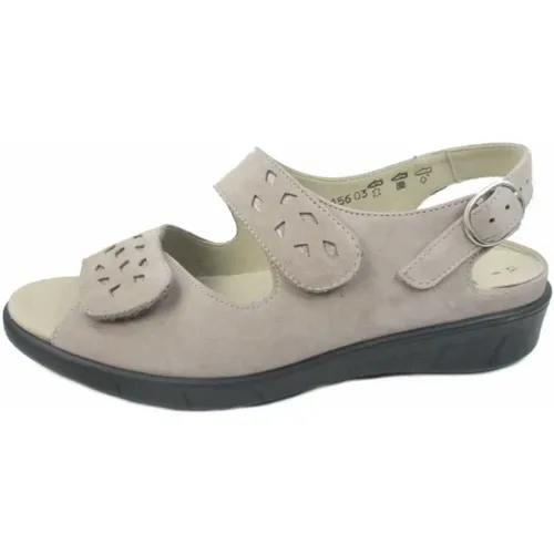 Glückliche Sandalen , Damen, Größe: 37 1/2 EU - Solidus - Modalova