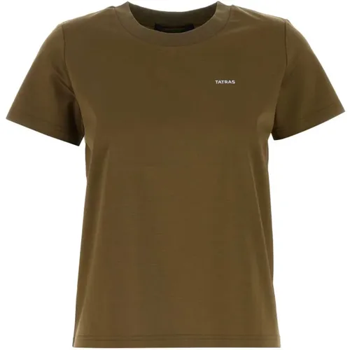 Army Baumwoll T-Shirt , Damen, Größe: S - Tatras - Modalova