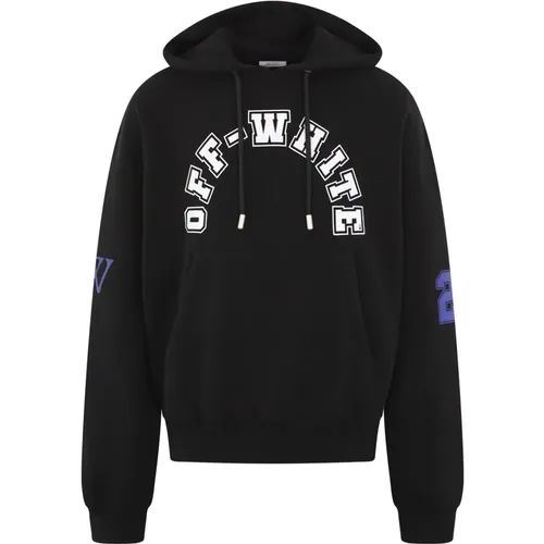 Fußball Over Hoodie , Herren, Größe: L - Off White - Modalova