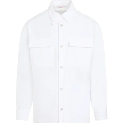 Weiße Hemdjacke Valentino - Valentino - Modalova