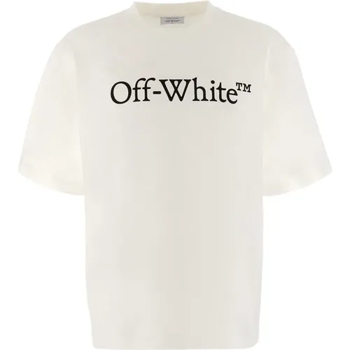 Off , Klassisches T-Shirt , Herren, Größe: M - Off White - Modalova