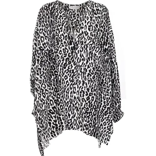 Leopard Print Oversized T-Shirt , female, Sizes: XS - Faith Connexion - Modalova