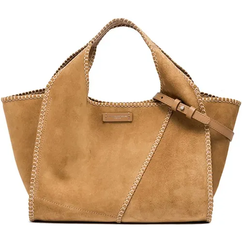 Leather Shoulder Bag with Clutch , female, Sizes: ONE SIZE - Gianni Chiarini - Modalova