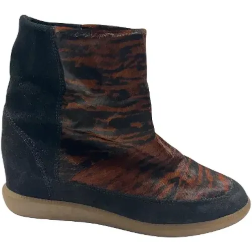 Pre-owned Samt boots , Damen, Größe: 41 EU - Isabel Marant Pre-owned - Modalova