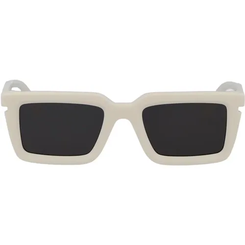Off , Tucson Sunglasses for Stylish Sun Protection , unisex, Sizes: 52 MM - Off White - Modalova