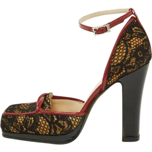 Pre-owned Lace heels , female, Sizes: 4 UK - Fendi Vintage - Modalova
