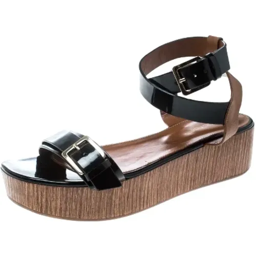 Pre-owned Leather sandals , female, Sizes: 7 UK - Sergio Rossi Pre-owned - Modalova