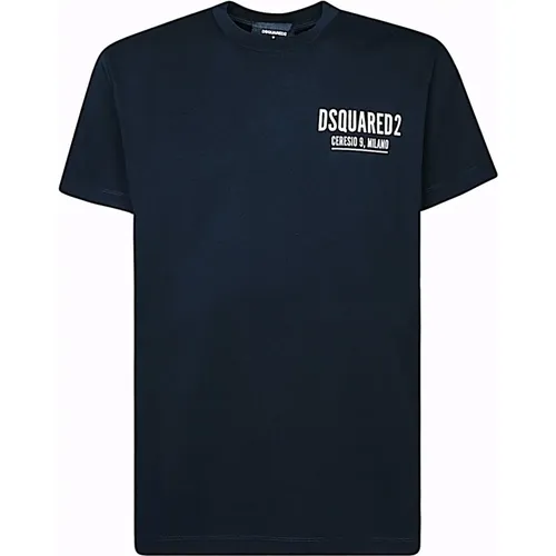 Casual Cotton Tee Shirt , male, Sizes: L, S, M - Dsquared2 - Modalova