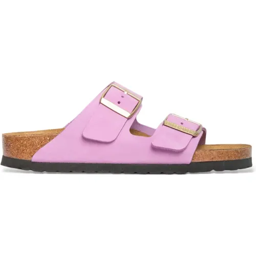 Nubukleder Sandalen für Frauen , Damen, Größe: 38 EU - Birkenstock - Modalova