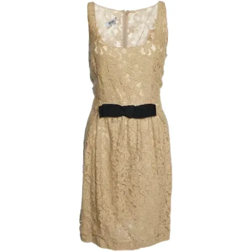 Pre-owned Lace dresses , female, Sizes: L - Moschino Pre-Owned - Modalova