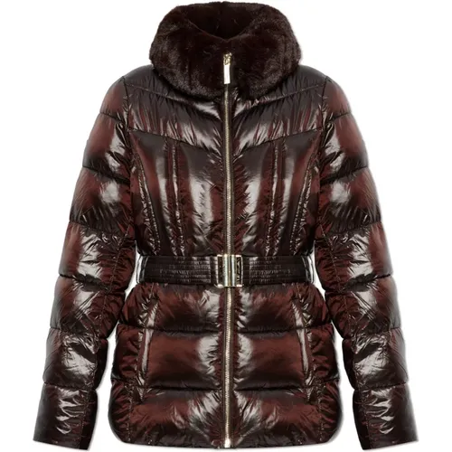 Padded jacket with faux fur , female, Sizes: L, S, M, XS - Michael Kors - Modalova