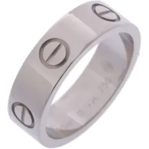 Pre-owned White Gold rings , female, Sizes: ONE SIZE - Cartier Vintage - Modalova