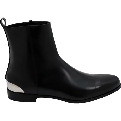 Ankle Boots with Zip Closure , male, Sizes: 7 UK, 10 UK, 7 1/2 UK, 9 UK - alexander mcqueen - Modalova