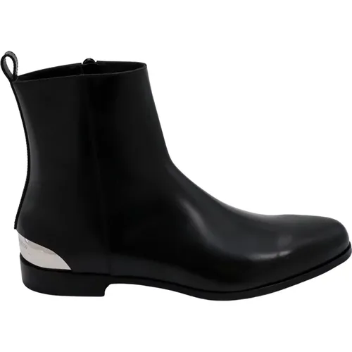 Ankle Boots with Zip Closure , male, Sizes: 7 UK, 10 UK, 8 1/2 UK, 7 1/2 UK, 9 UK - alexander mcqueen - Modalova