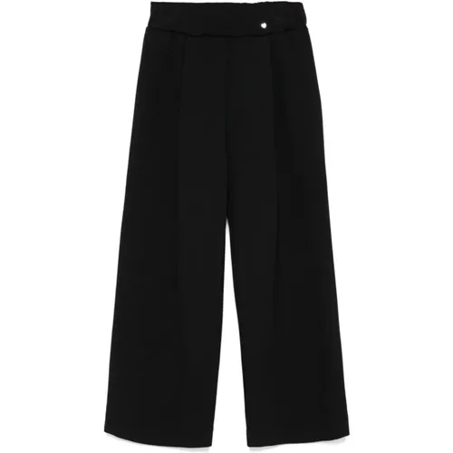 Schwarze Slim Fit Hose Monnalisa - Monnalisa - Modalova