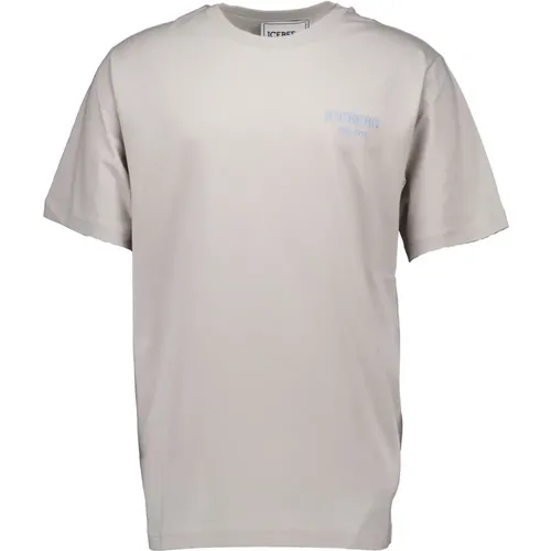 Light Grey T-Shirts , male, Sizes: 2XL, S, XL, L - Iceberg - Modalova