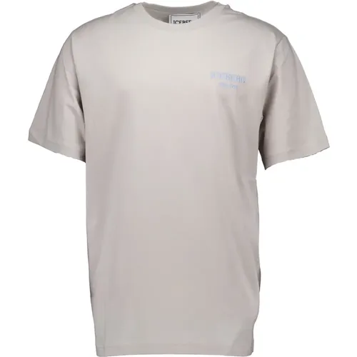 Light Grey T-Shirts , male, Sizes: 2XL, S, XL, M - Iceberg - Modalova