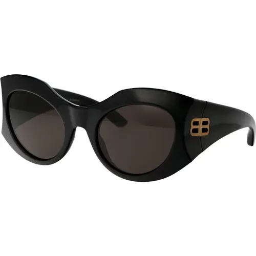 Stylische Sonnenbrille mit Bb0256S Design , Damen, Größe: 56 MM - Balenciaga - Modalova