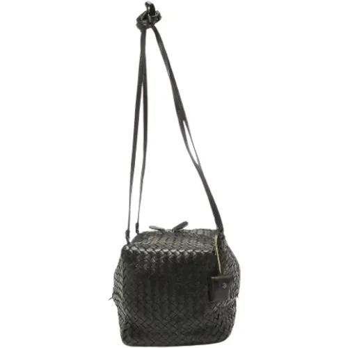 Pre-owned Leather shoulder-bags , female, Sizes: ONE SIZE - Bottega Veneta Vintage - Modalova