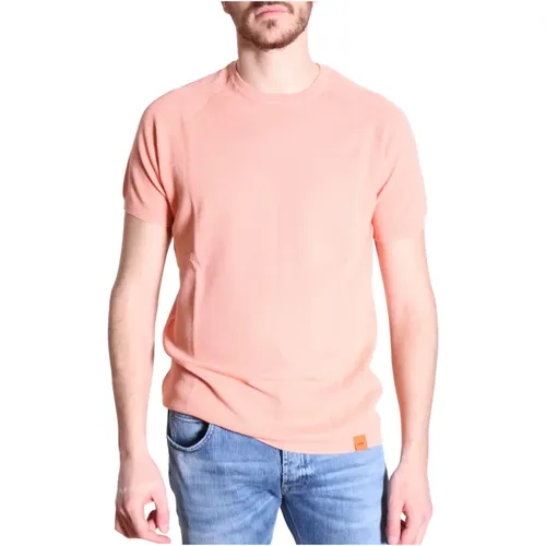 Elegant Comfortable High-Quality T-Shirt in Beautiful Shade , male, Sizes: L, XL - Aspesi - Modalova
