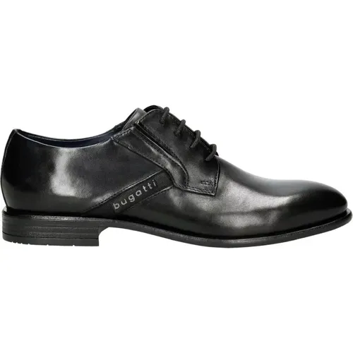 Formale Schwarze Business-Schuhe , Herren, Größe: 43 EU - Bugatti - Modalova
