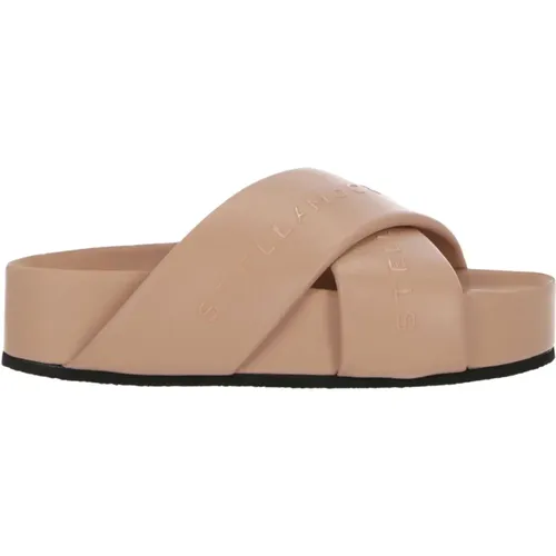Powder Slider Sandals , female, Sizes: 8 UK, 2 UK - Stella Mccartney - Modalova