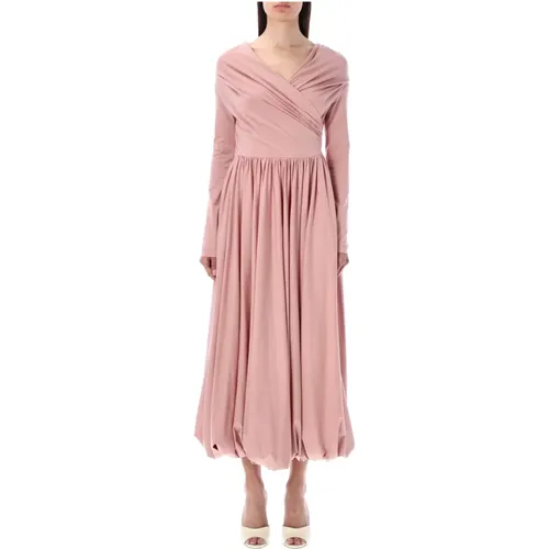 Ss23 Cotton Blend Midi Dress , female, Sizes: XS, S - Philosophy di Lorenzo Serafini - Modalova