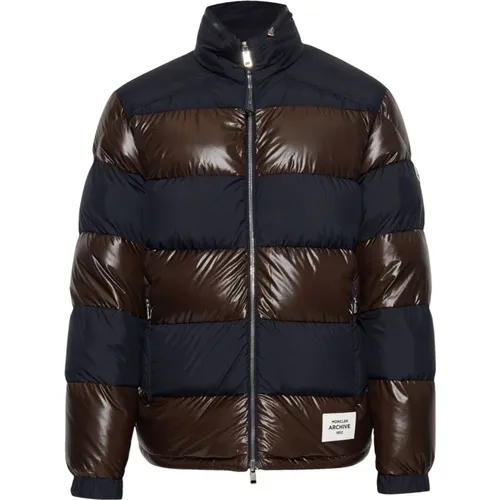 Gepolsterte Steppjacke Marineblau - Moncler - Modalova