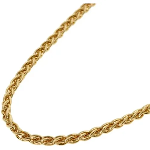 Pre-owned Gold necklaces , female, Sizes: ONE SIZE - Cartier Vintage - Modalova