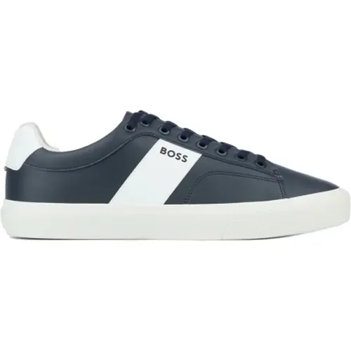 Casual Leder Sneakers für Männer , Herren, Größe: 40 EU - Hugo Boss - Modalova