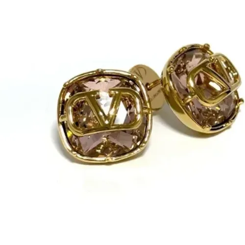 Pre-owned Metal earrings , female, Sizes: ONE SIZE - Valentino Vintage - Modalova