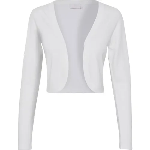 Bolero Strik 500020 Chalk , female, Sizes: 2XL, 3XL, XS, L, 4XL, M, S, XL - Kaffe - Modalova