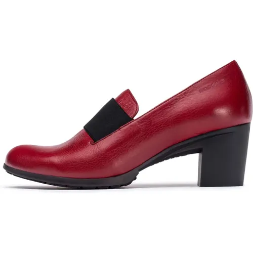 Roter elastischer Schuh, Farbe: Rot , Damen, Größe: 38 EU - Wonders - Modalova