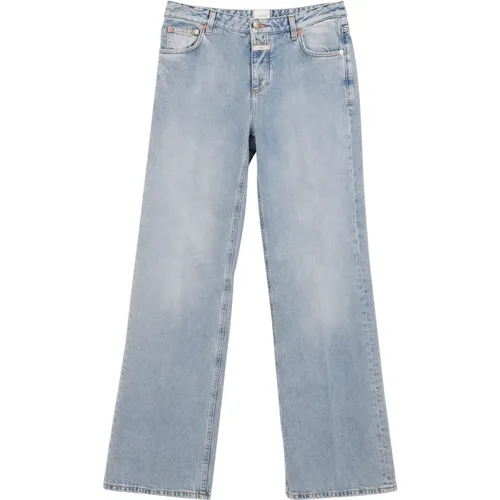 Klassische Blaue Weite Passform Jeans , Damen, Größe: W29 - closed - Modalova