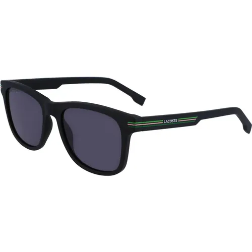 Matte /Grey Sunglasses , male, Sizes: 53 MM - Lacoste - Modalova