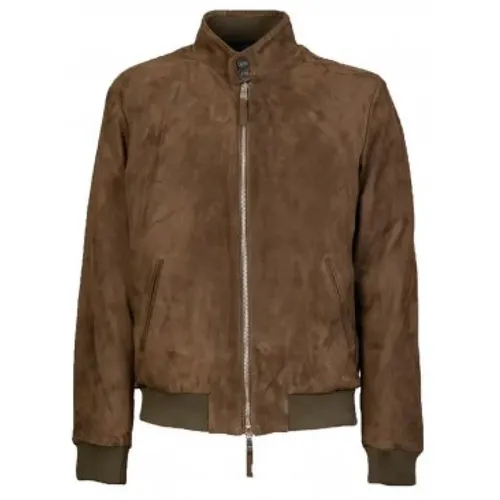 Herren Elvis Winter Wildlederjacke - The Jack Leathers - Modalova