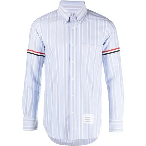 Striped Oxford Shirt , male, Sizes: XL - Thom Browne - Modalova