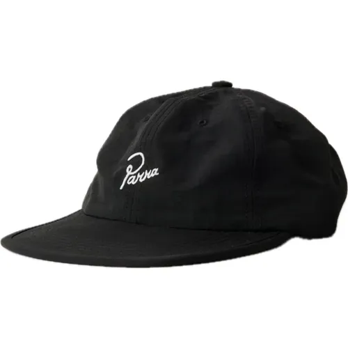 Water Repellent Nylon Signature Logo Hat , male, Sizes: ONE SIZE - by Parra - Modalova