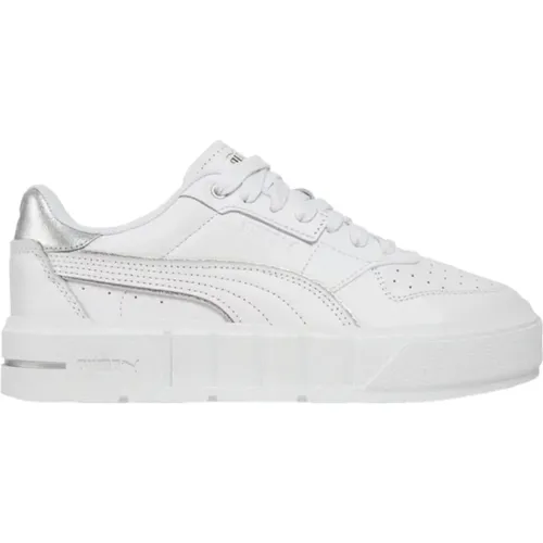 Metallic Court Sneakers für Frauen , Damen, Größe: 37 EU - Puma - Modalova